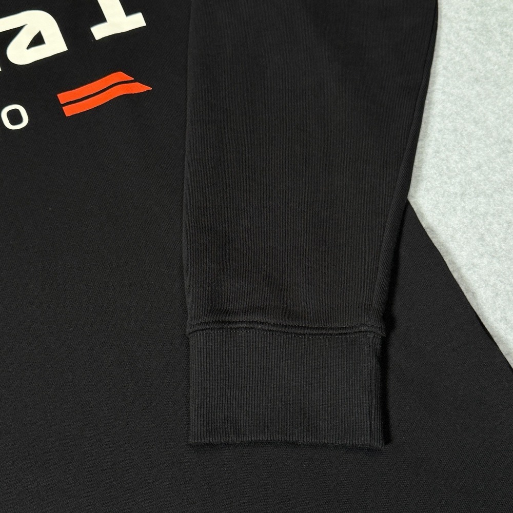 H&M Formula 1 Long Sleeve Rugby Polo Shirt Men's XXL Black Relaxed Fit F1 Racing - Picture 5 of 8